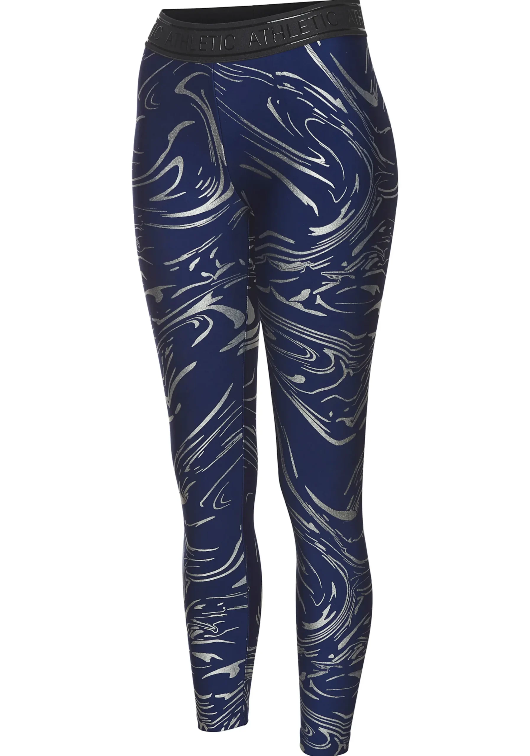 Hosen|LASCANA ACTIVE Funktionsleggings blau,silber