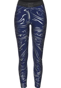 Hosen|LASCANA ACTIVE Funktionsleggings blau,silber