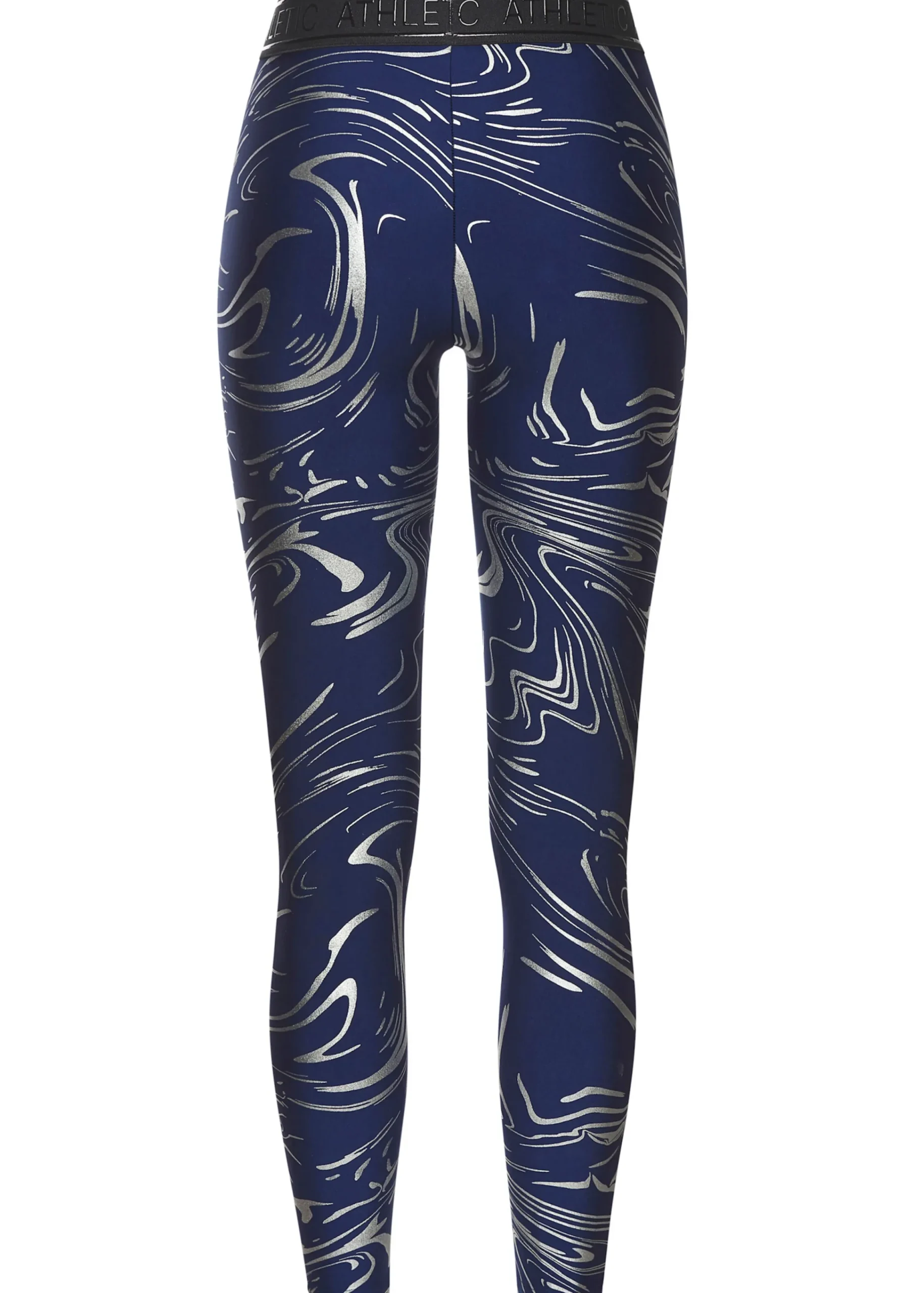 Hosen|LASCANA ACTIVE Funktionsleggings blau,silber