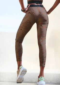 Hosen|LASCANA ACTIVE Funktionsleggings braun,kupfer