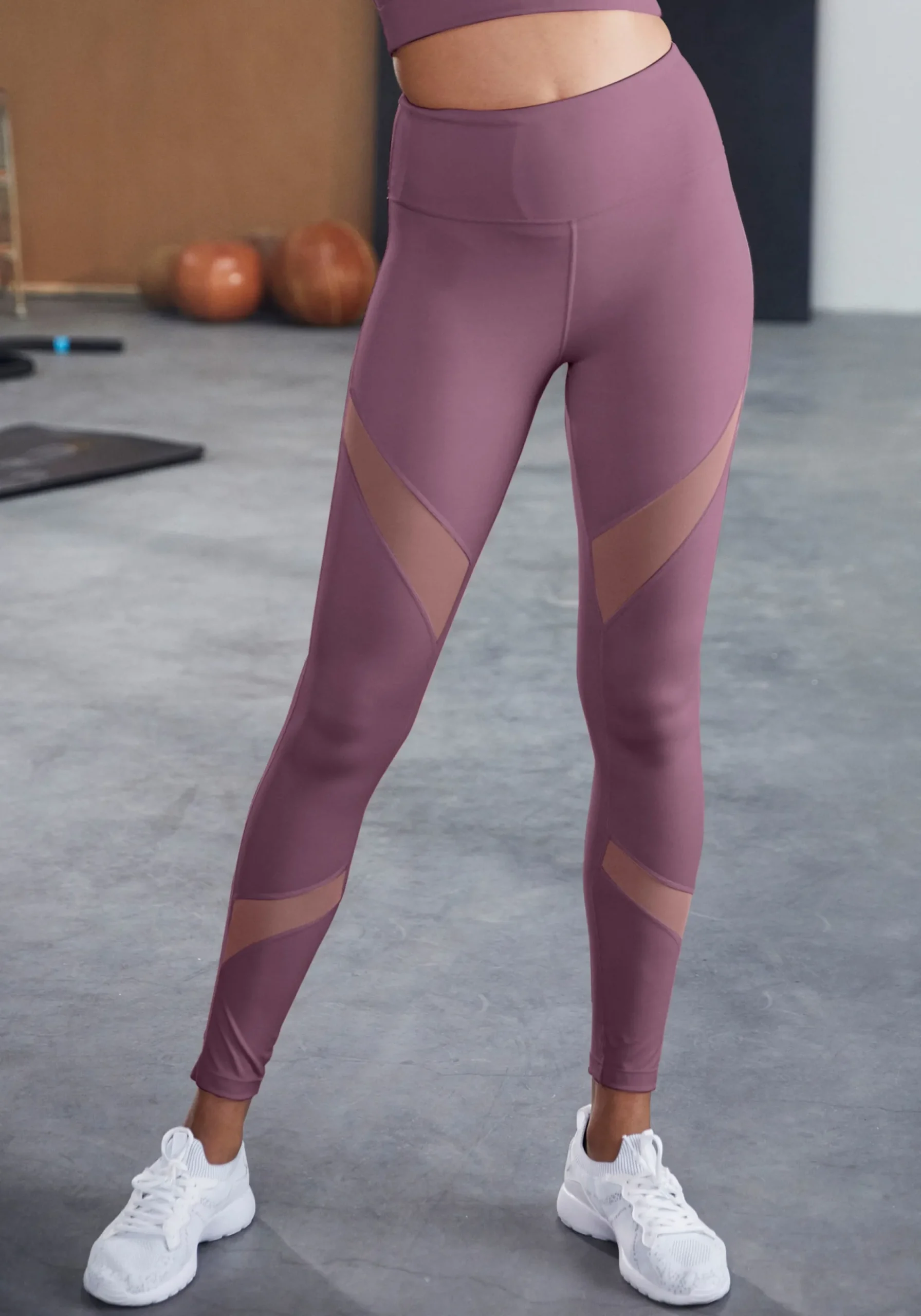 Hosen|LASCANA ACTIVE Funktionsleggings lila