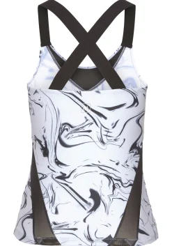 Shirts|LASCANA ACTIVE Funktionsshirt weiß-marmoriert-schwarz