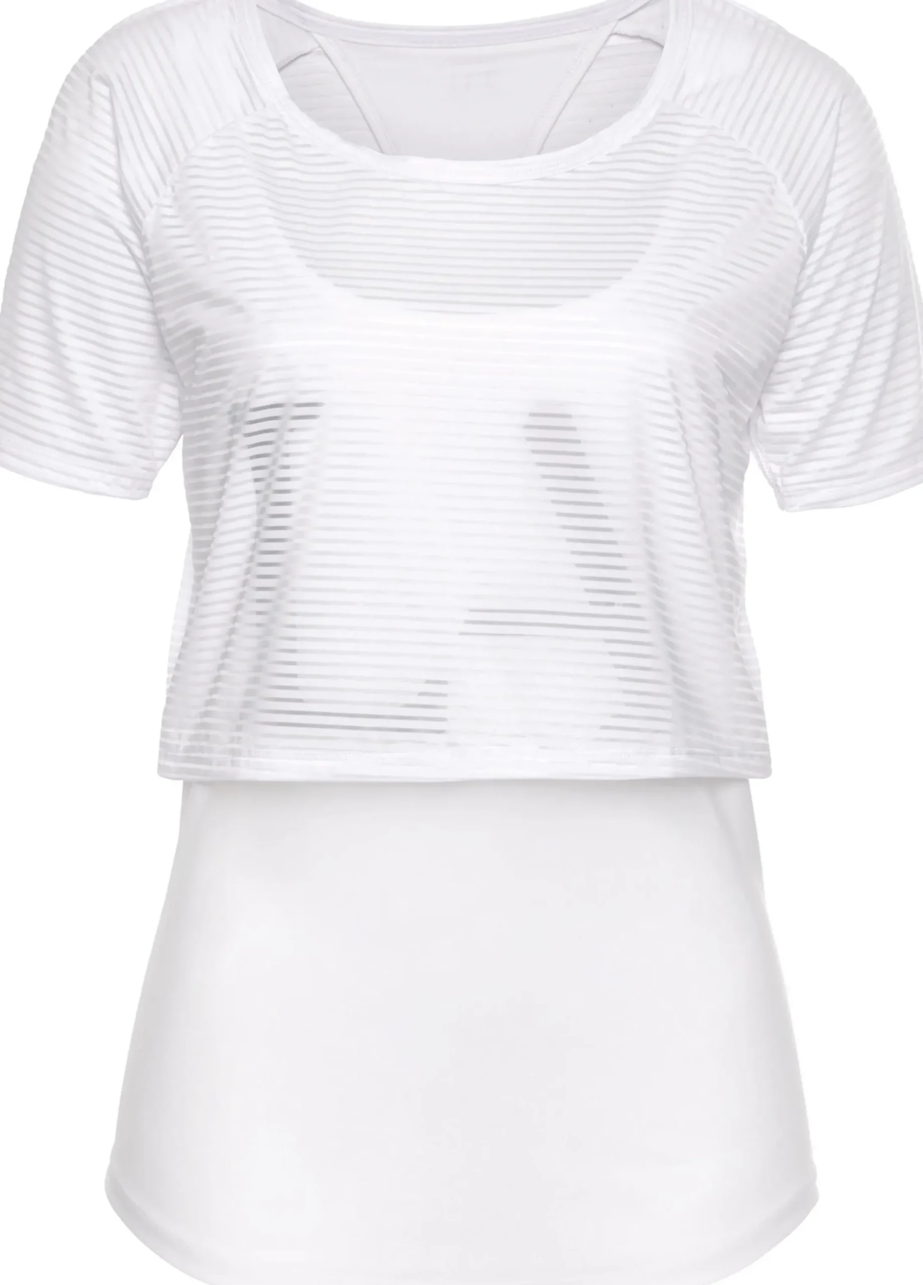 Homewear|Homewear|LASCANA ACTIVE Funktionsshirt weiß
