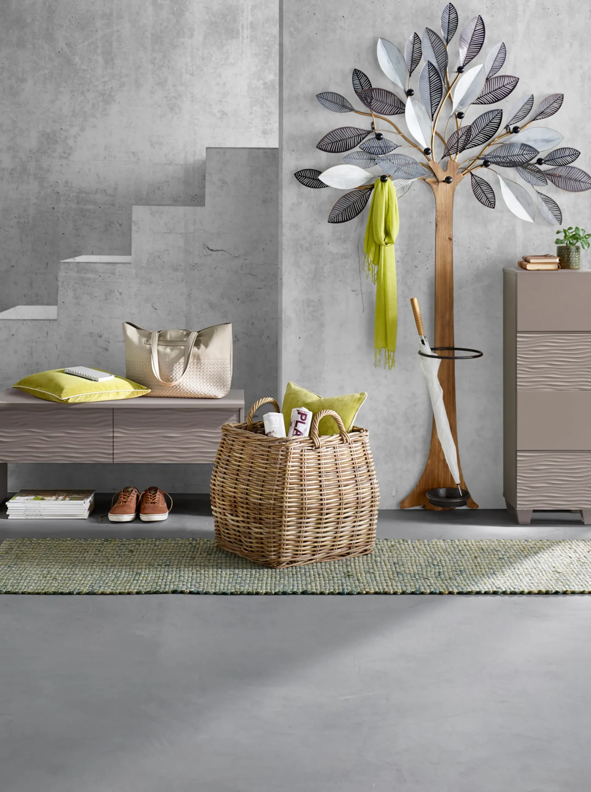 Garderoben|heine home Garderobe grau-natur