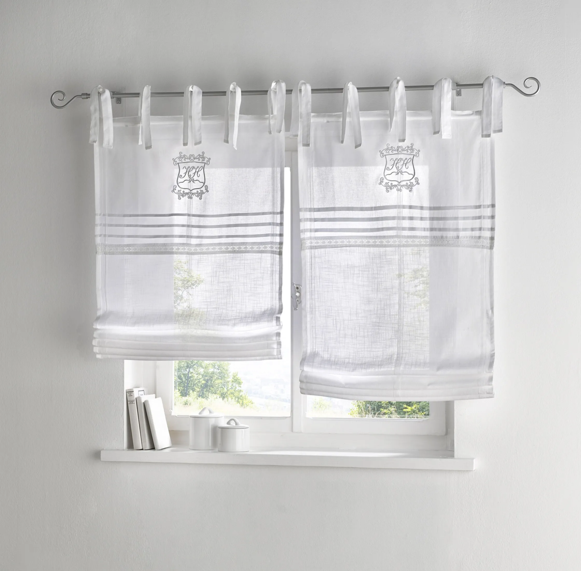 Gardinen & Rollos|heine home Gardinenstange silberfarben