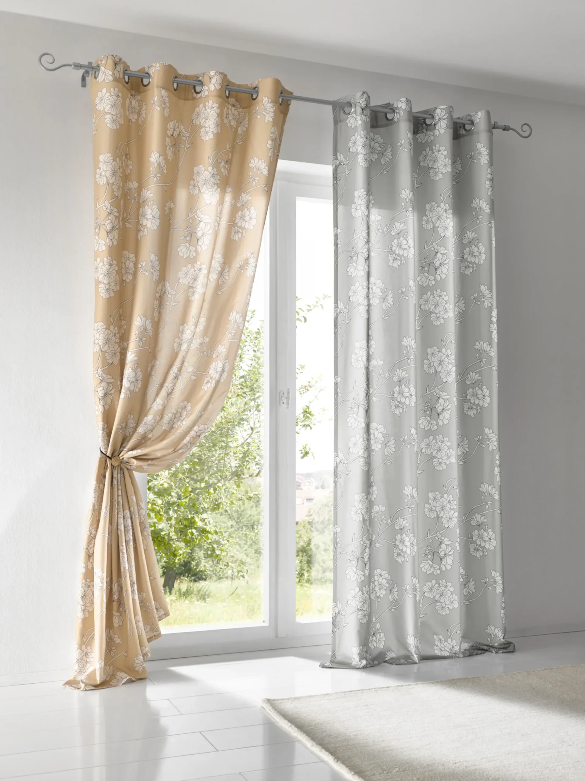 Gardinen & Rollos|heine home Gardinenstange silberfarben