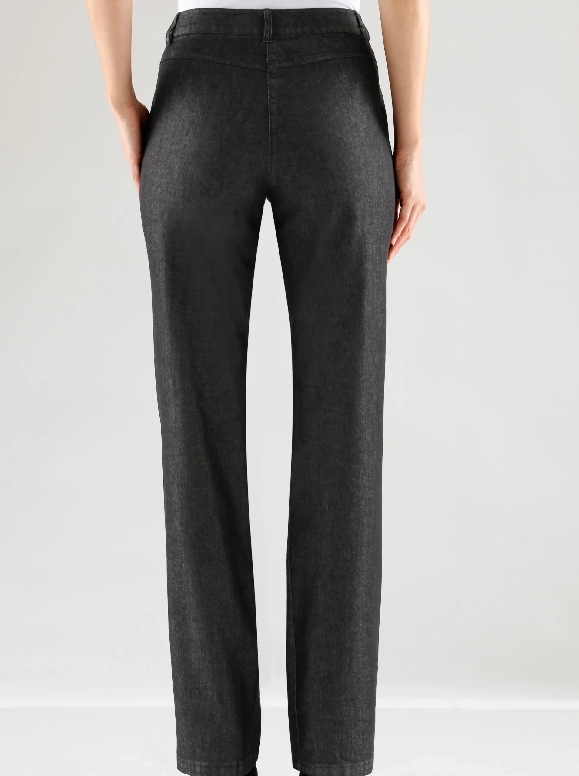 Jeans|Cosma Gerade Jeans mit Bauch-weg-Effekt schwarz
