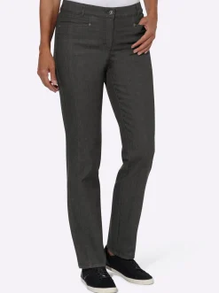 Jeans|Cosma Gerade Jeans mit Bauch-weg-Effekt mokka