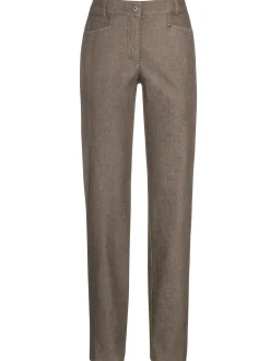 Jeans|Cosma Gerade Jeans mit Bauch-weg-Effekt taupe