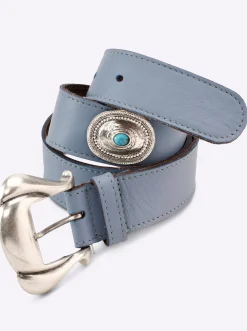 Gürtel|heine Gürtel blau