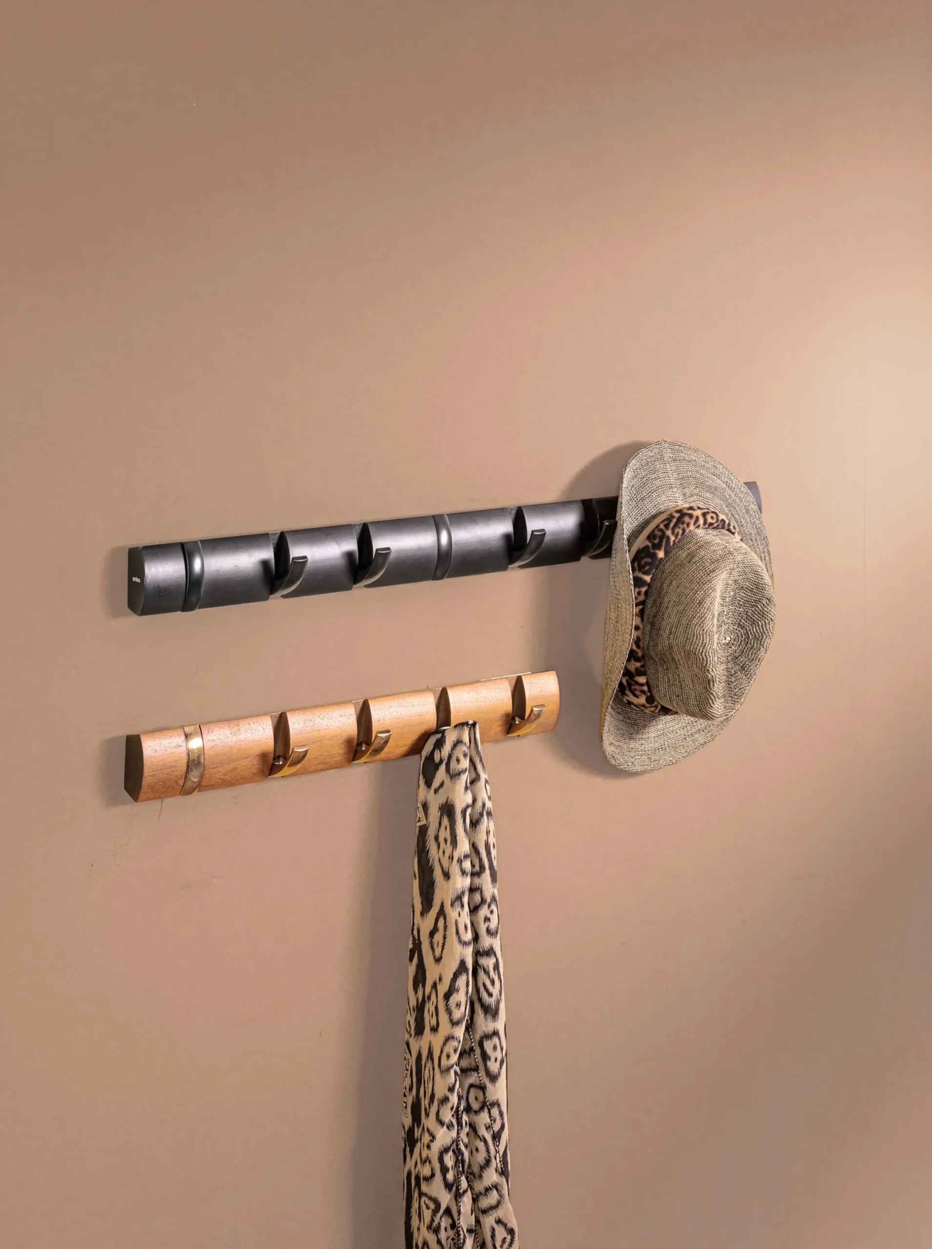 Garderoben|heine home Hakenleiste braun