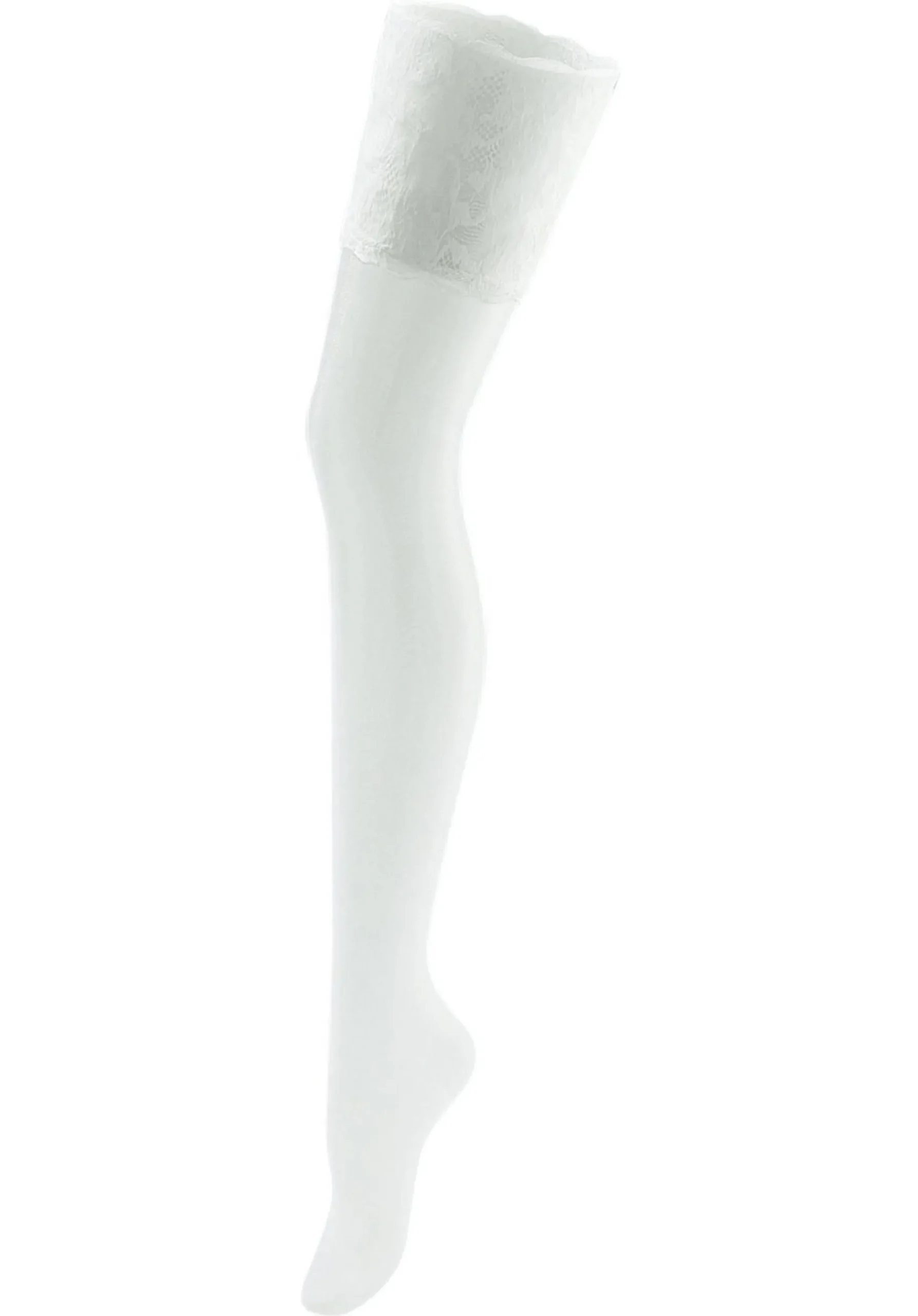 Strümpfe & Socken|Vivance Halterlose Feinstrümpfe schwarz,weiß