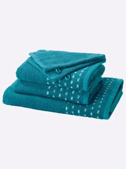 Handtücher|Badezimmer|wäschepur Handtuch aquapetrol