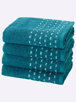 Handtücher|Badezimmer|wäschepur Handtuch aquapetrol