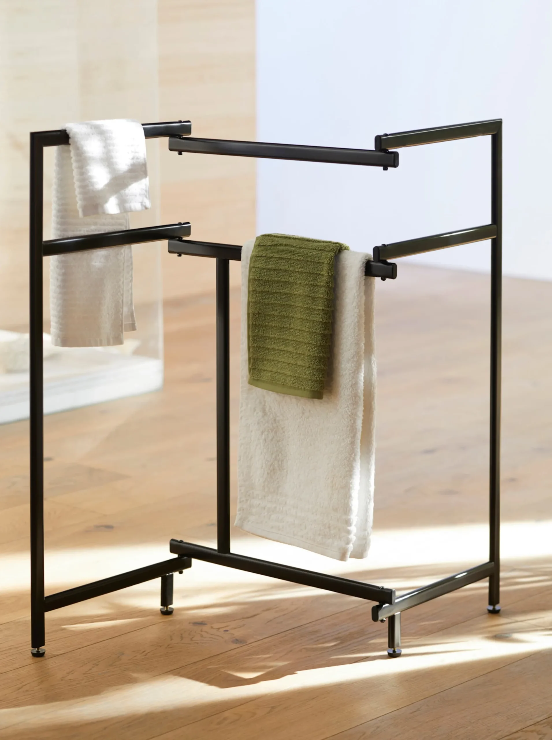 Bad-accessoires|heine home Handtuchständer schwarz