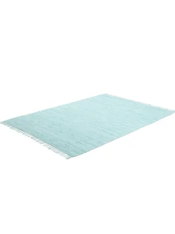 Teppiche|heine home Handwebteppich hellblau