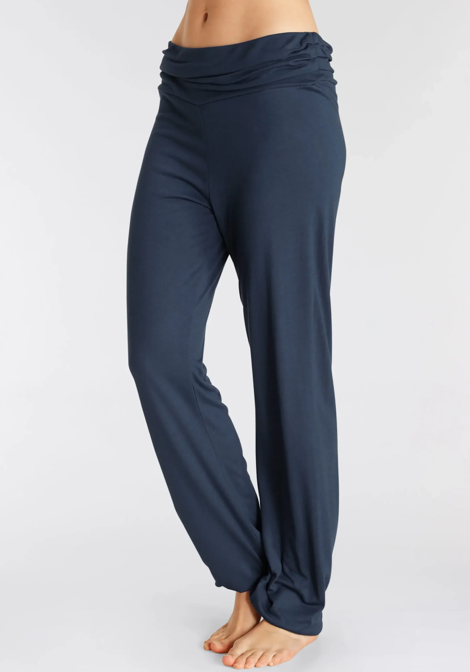 Strandmode|Hosen|Buffalo Haremshose blau