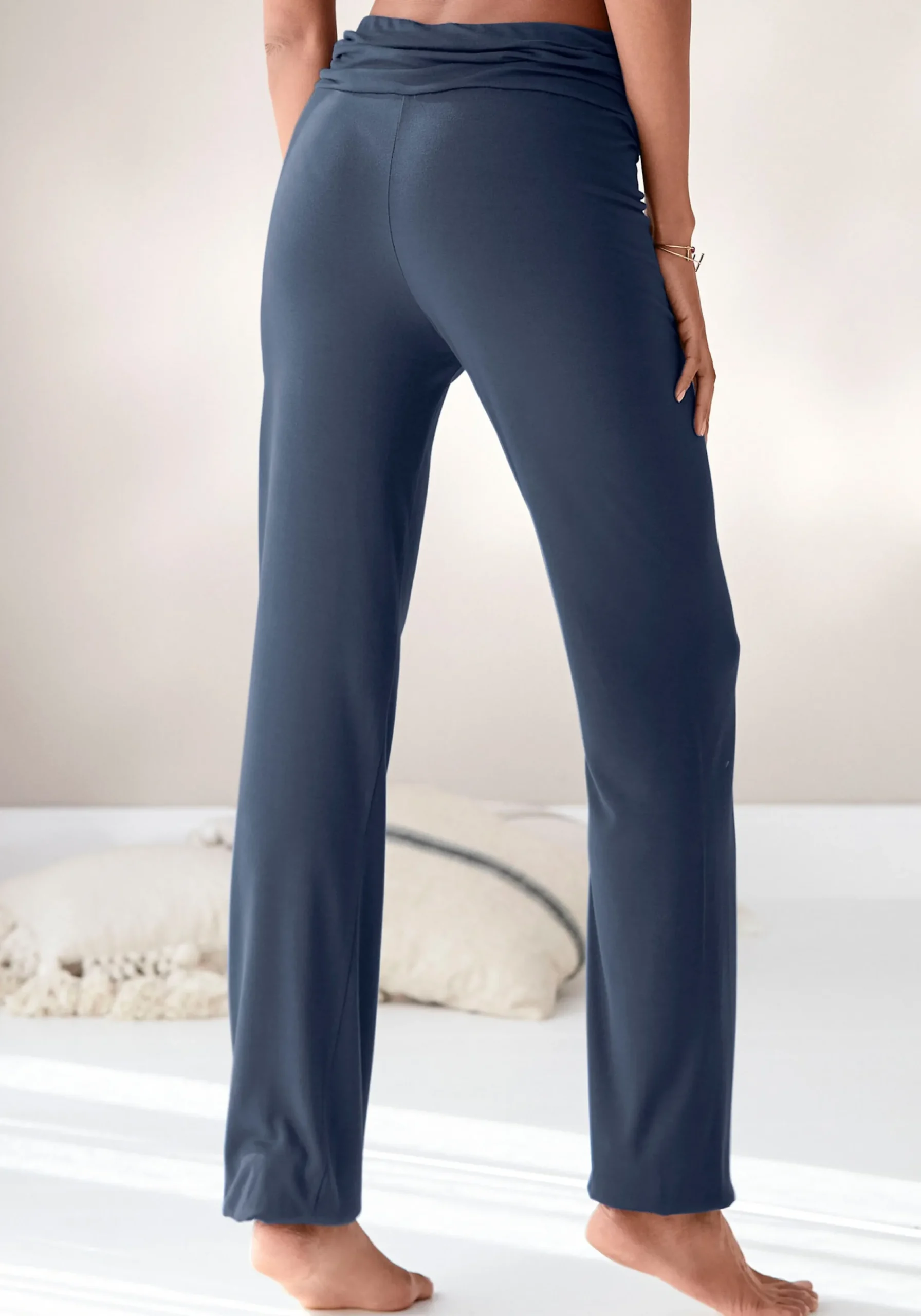 Strandmode|Hosen|Buffalo Haremshose blau