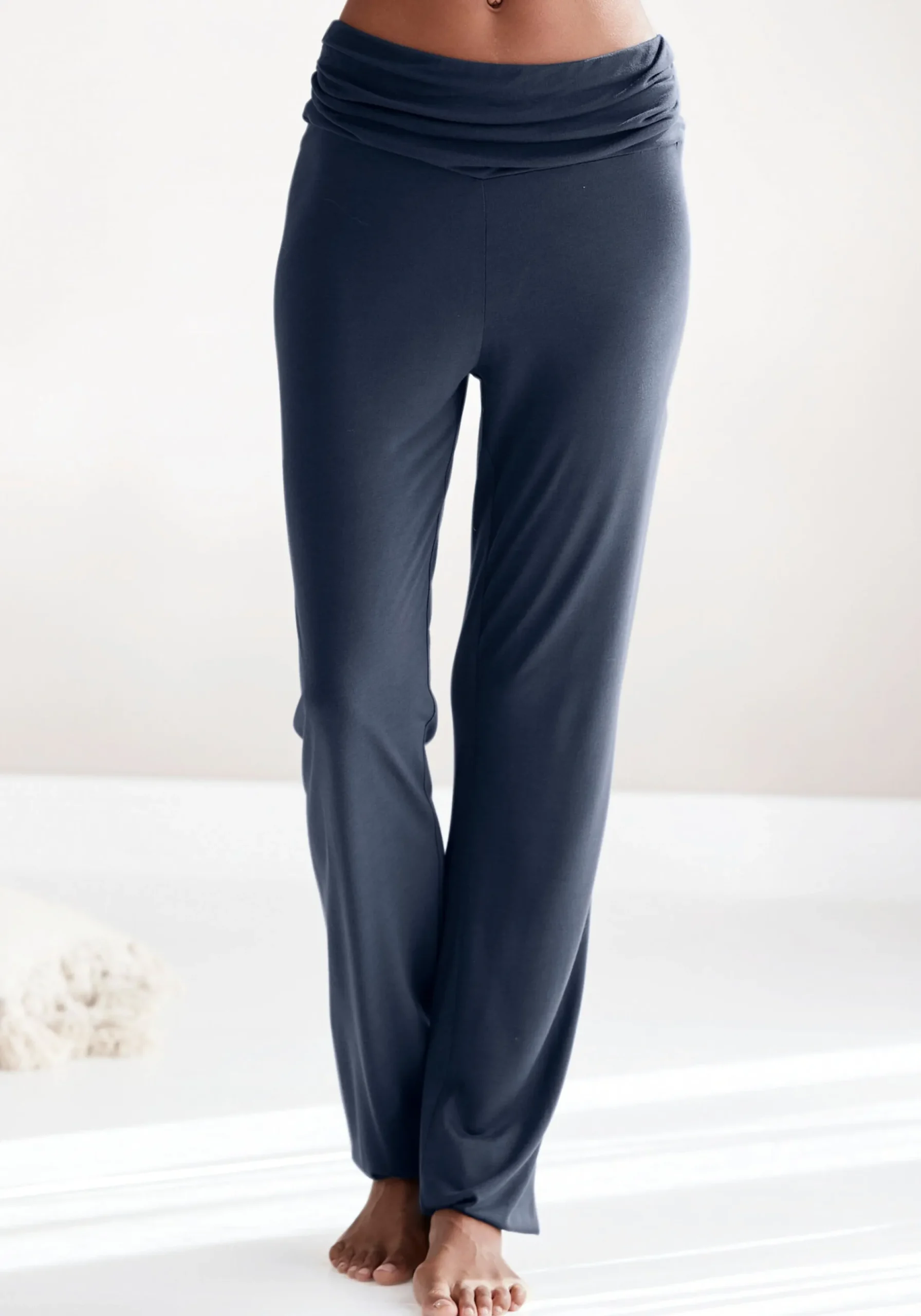 Strandmode|Hosen|Buffalo Haremshose blau
