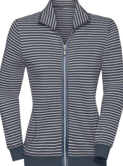 Homewear|Homewear| Hausanzug marine-gestreift