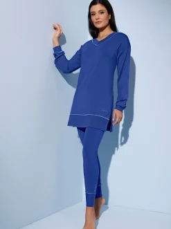Homewear|Homewear|feel good Hausanzug royalblau
