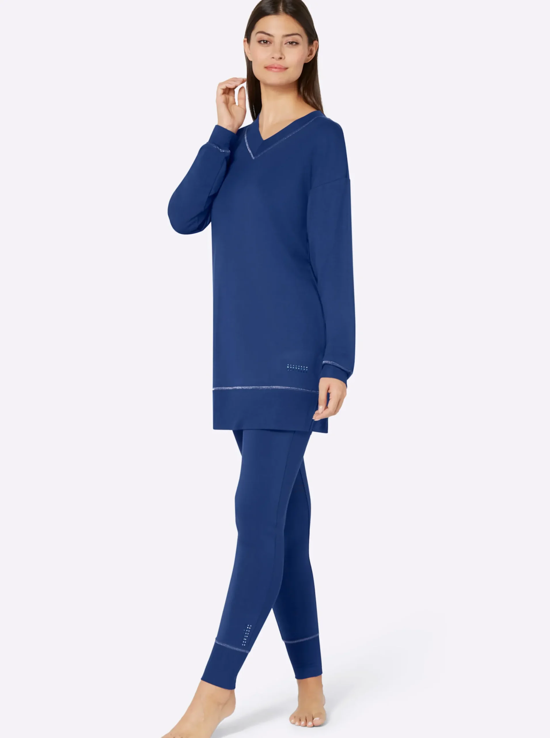 Homewear|Homewear|feel good Hausanzug royalblau