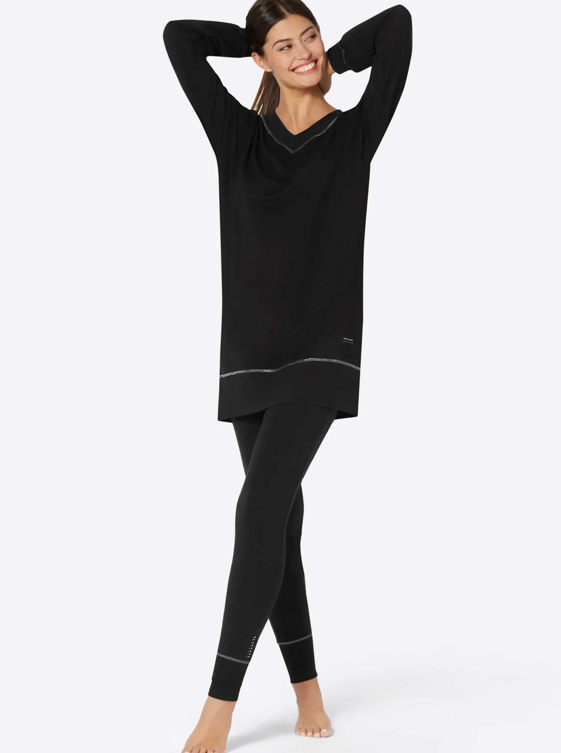 Homewear|Homewear|feel good Hausanzug schwarz
