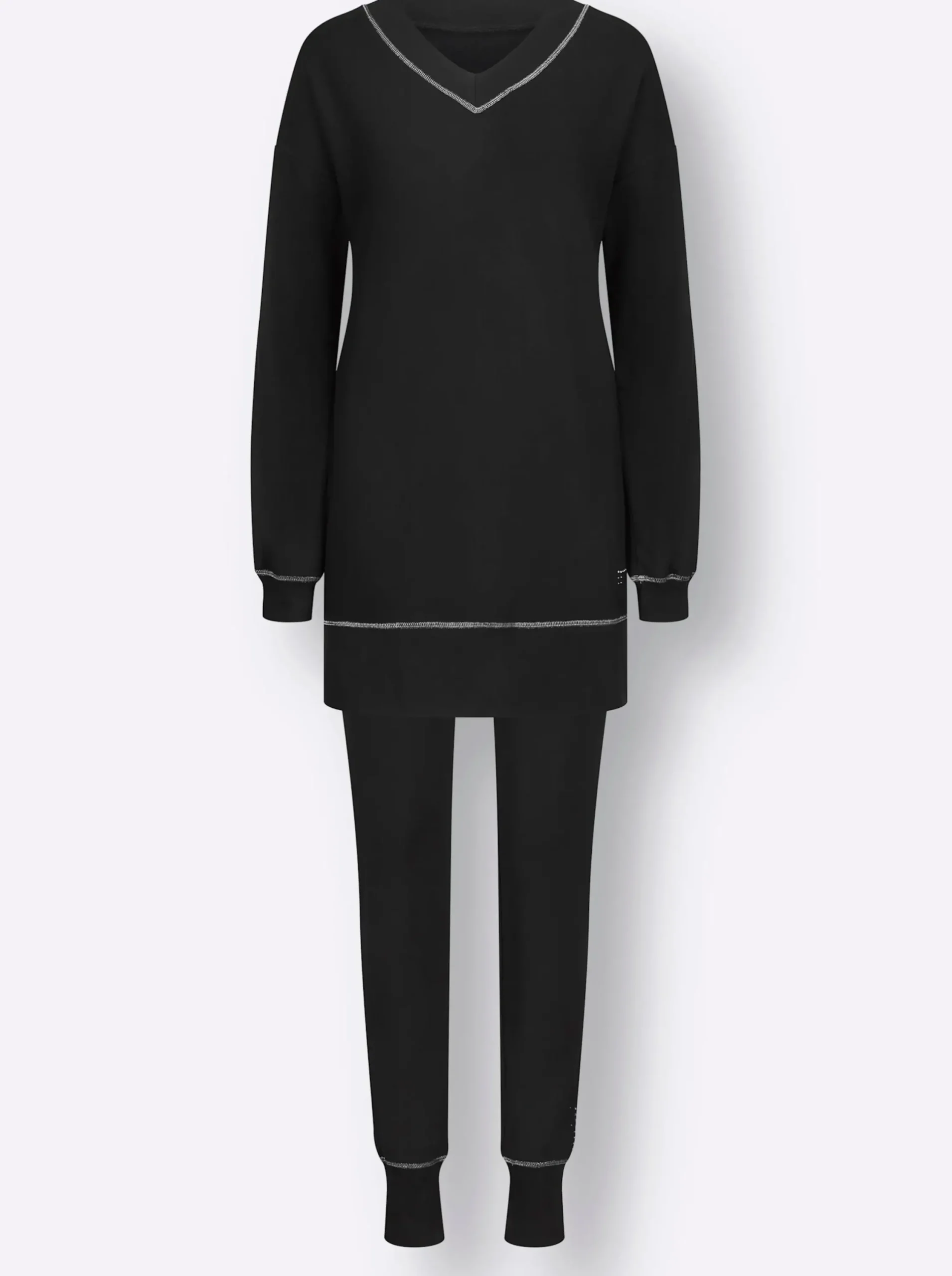 Homewear|Homewear|feel good Hausanzug schwarz