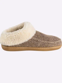 Hausschuhe|Mokassins & Slippers|Dr. Feet Hausschuh natur