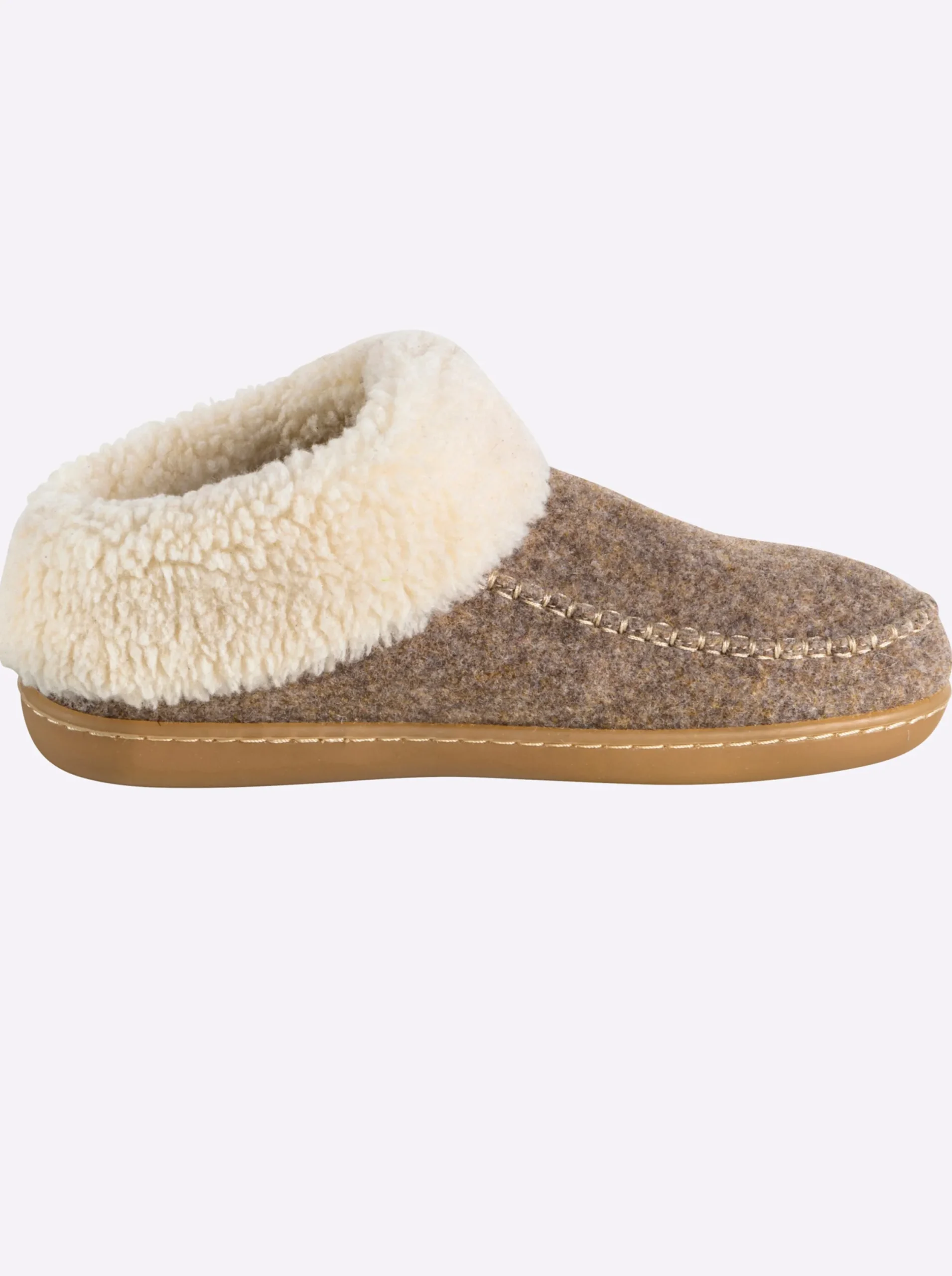 Hausschuhe|Mokassins & Slippers|Dr. Feet Hausschuh natur