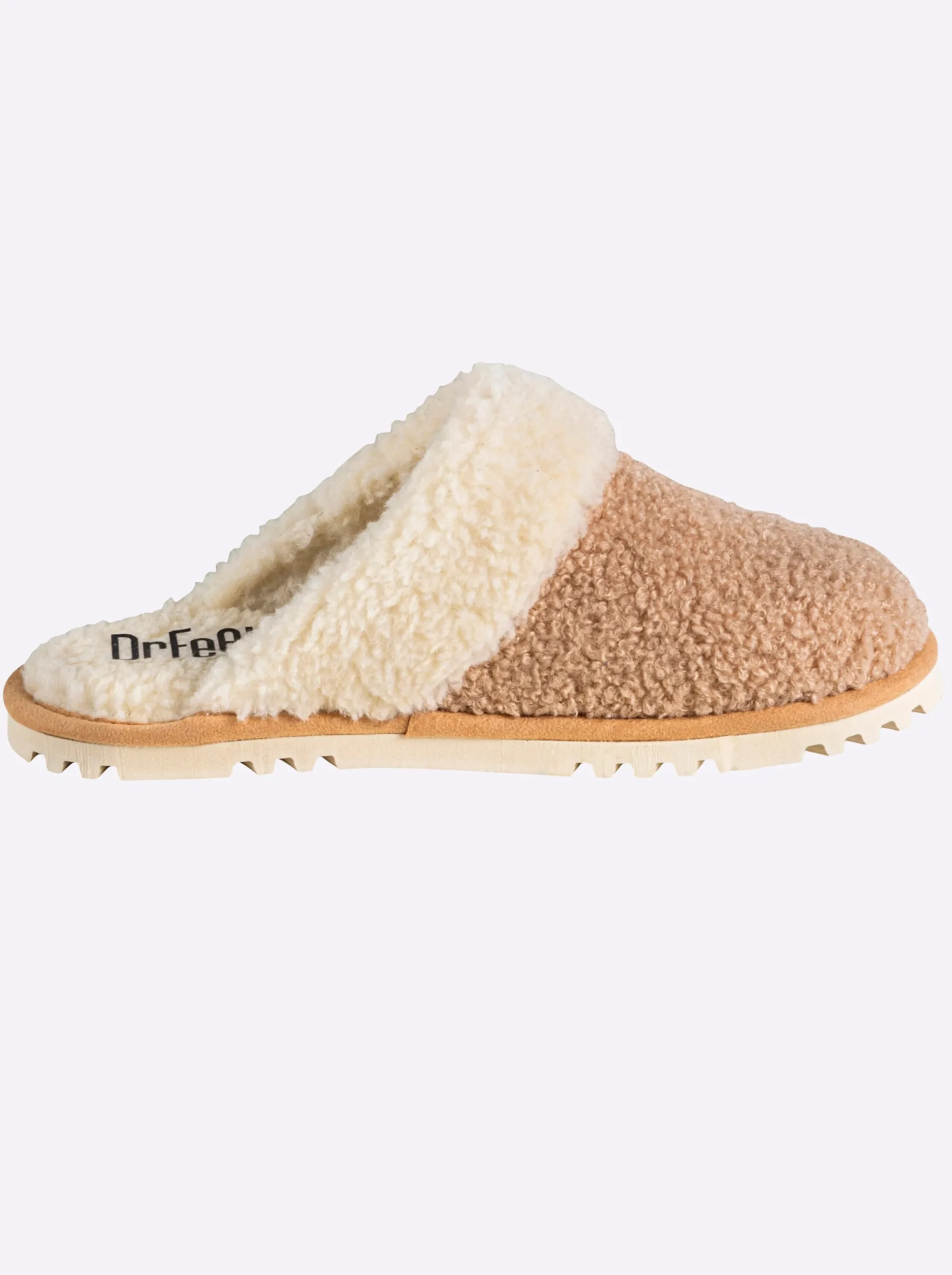 Hausschuhe|Pantoletten|Dr. Feet Hausschuh beige