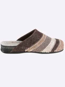 Hausschuhe|Pantoletten|Dr. Feet Hausschuh natur