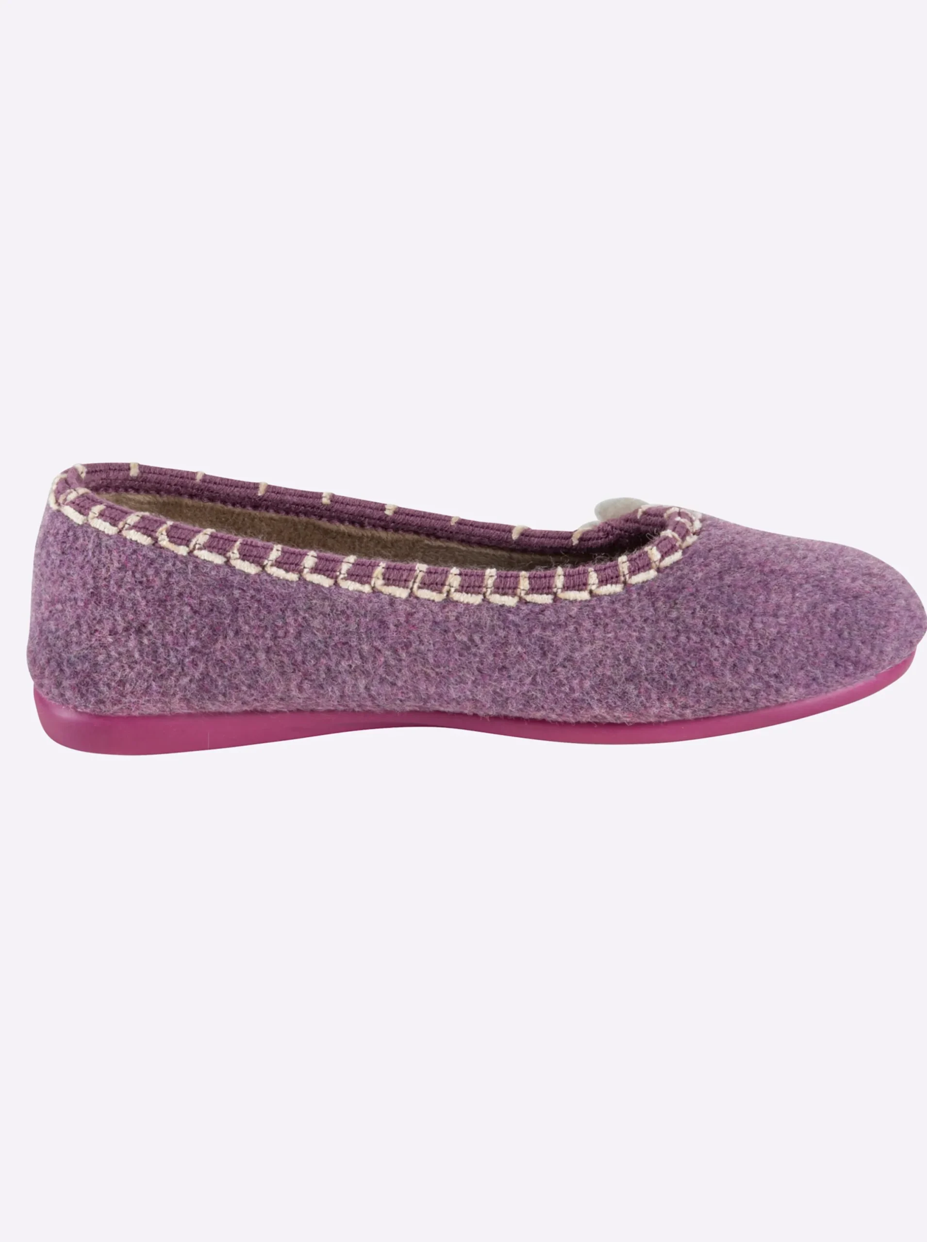 Hausschuhe|Ballerinas|Thies Hausschuh flieder