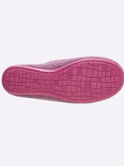 Hausschuhe|Ballerinas|Thies Hausschuh flieder