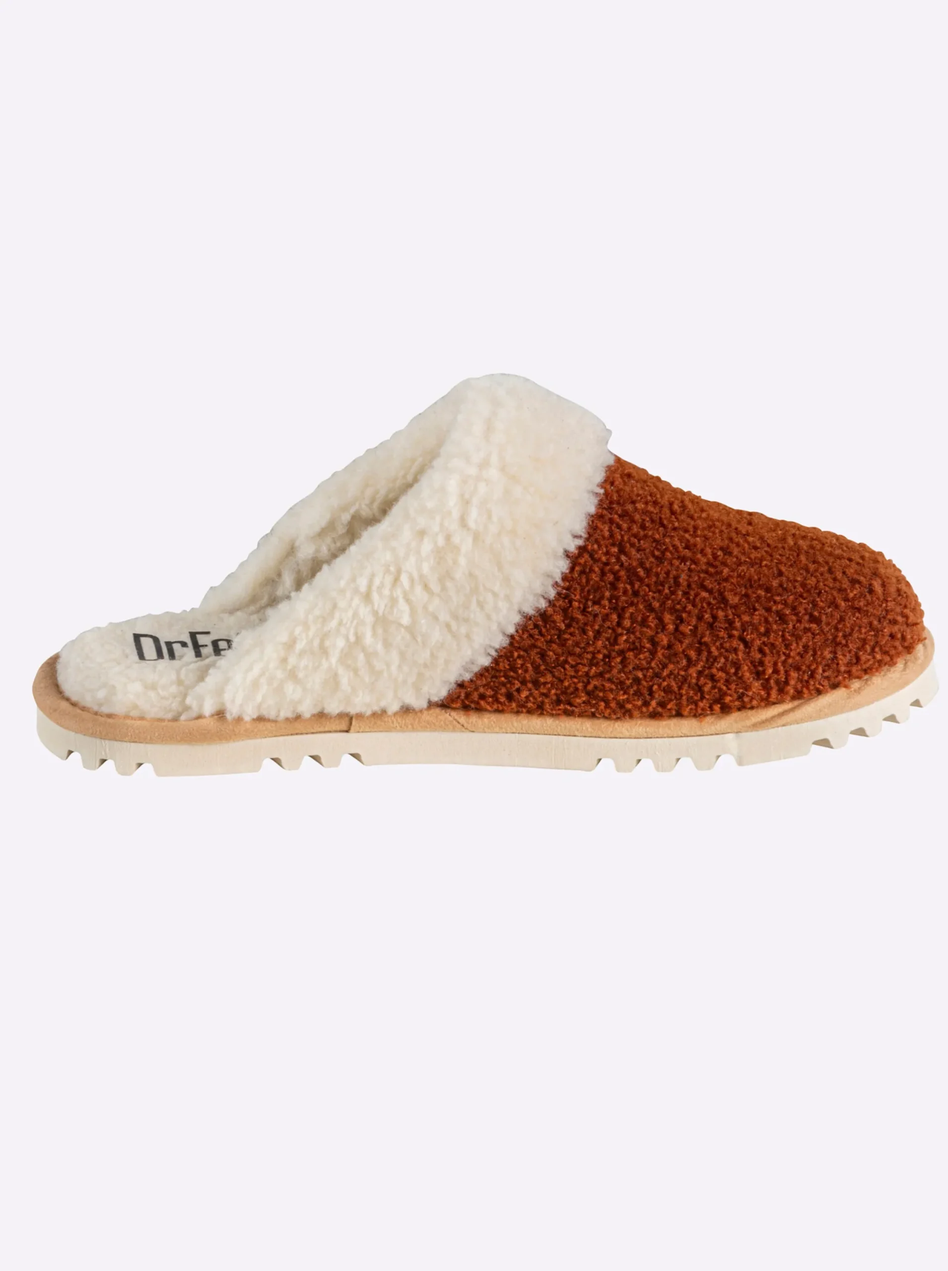 Pantoletten|Dr. Feet Hausschuh terra