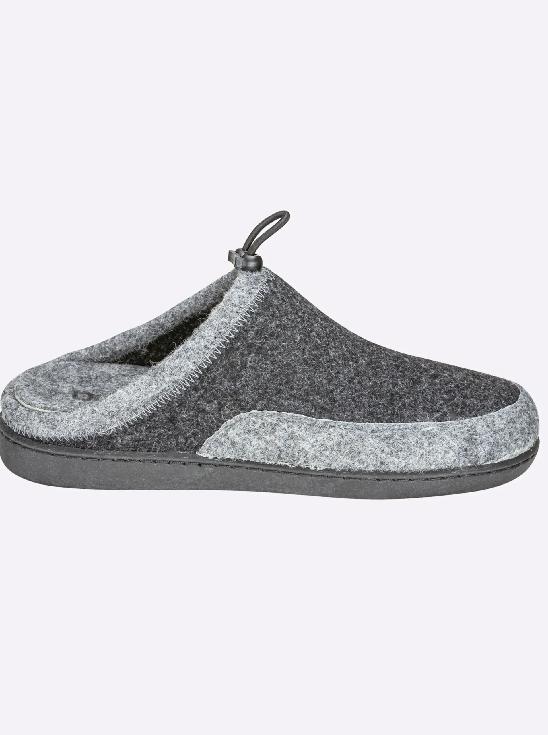 Hausschuhe|Dr. Feet Hausschuh anthrazit