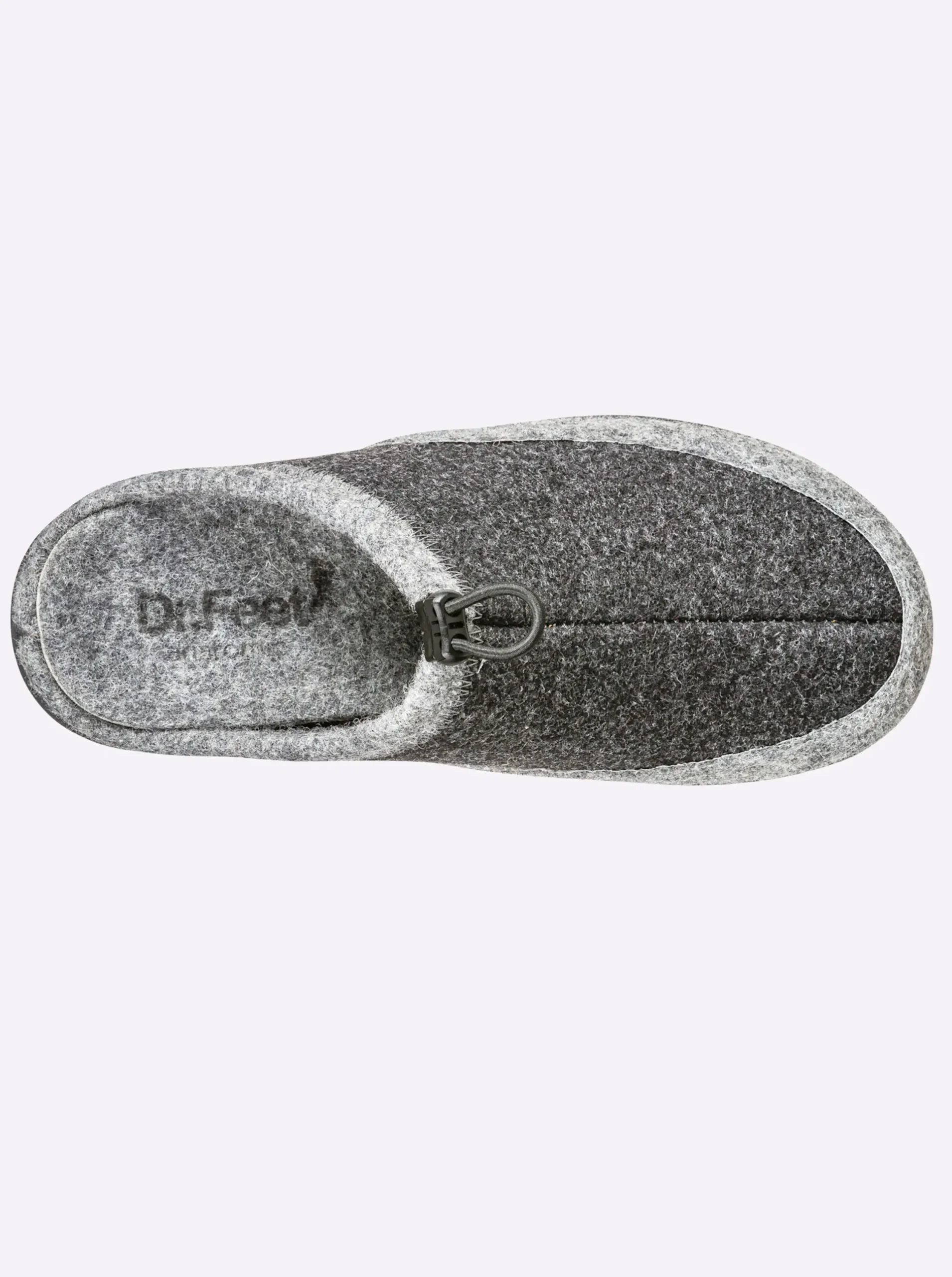 Hausschuhe|Dr. Feet Hausschuh anthrazit