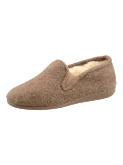 Hausschuhe| Hausschuh beige
