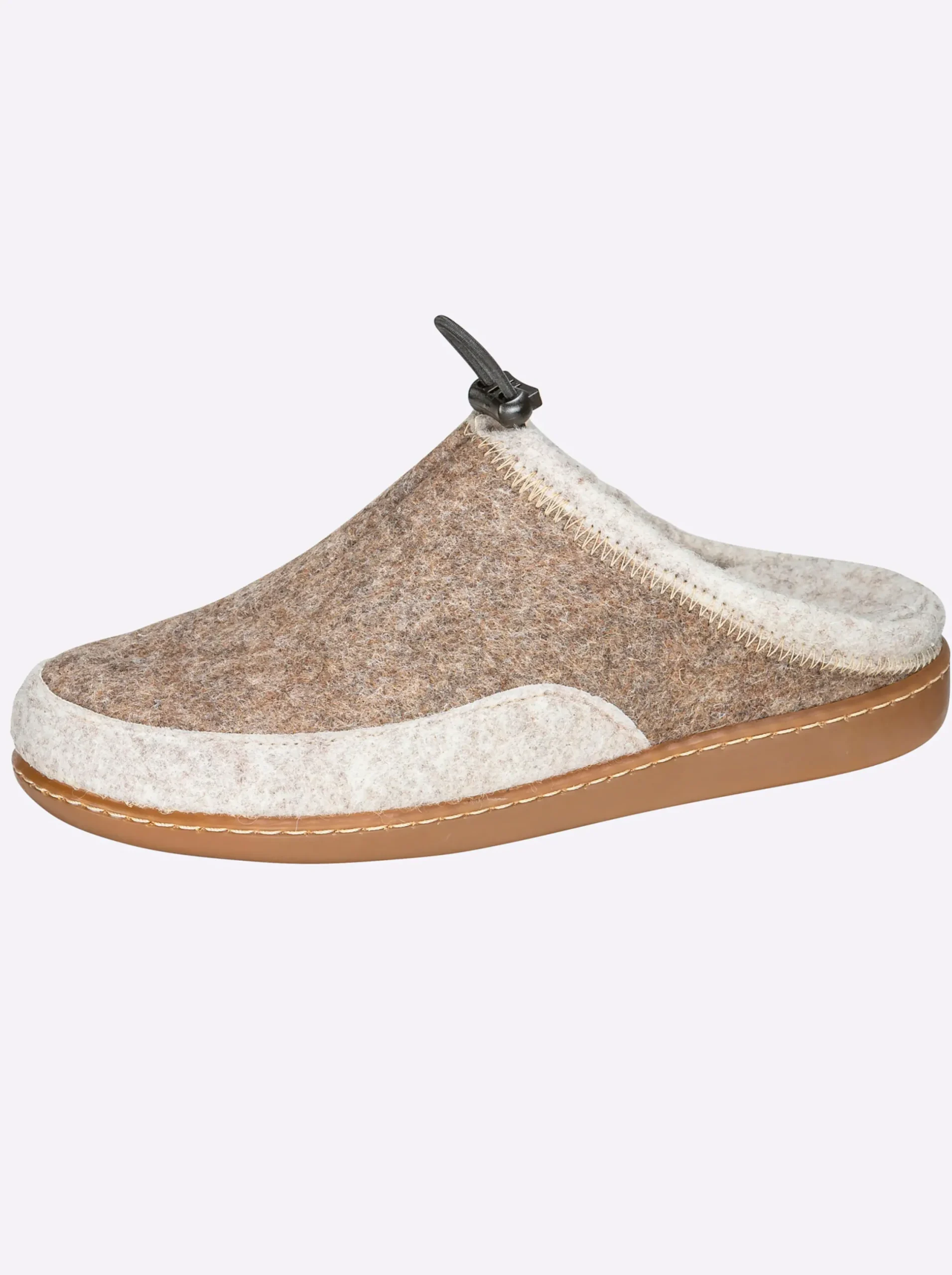 Hausschuhe|Dr. Feet Hausschuh beige