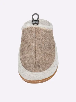 Hausschuhe|Dr. Feet Hausschuh beige