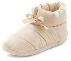 Hausschuhe|Vivance Hausschuh beige