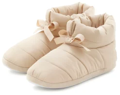 Hausschuhe|Vivance Hausschuh beige