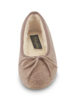 Hausschuhe| Hausschuh beige