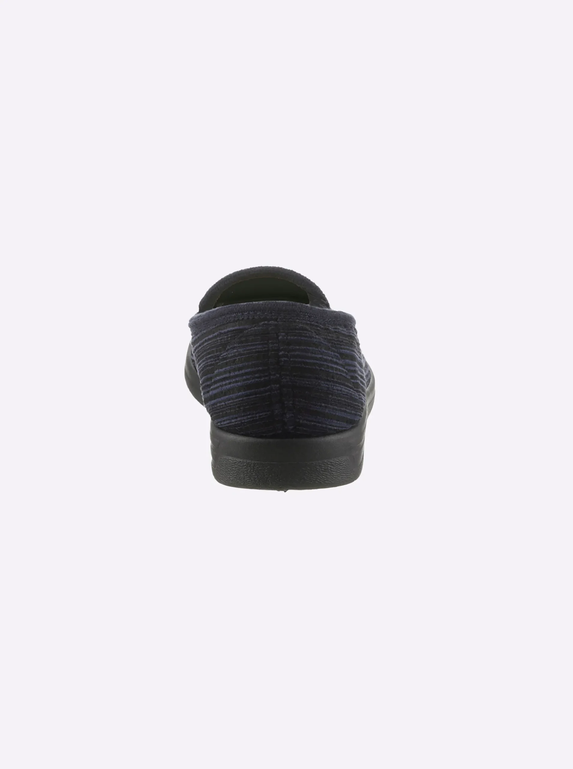 Hausschuhe| Hausschuh in Cord-Qualität marine