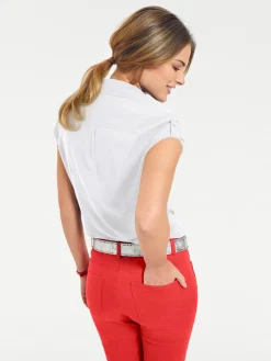 Strandmode|heine Hemdbluse weiß