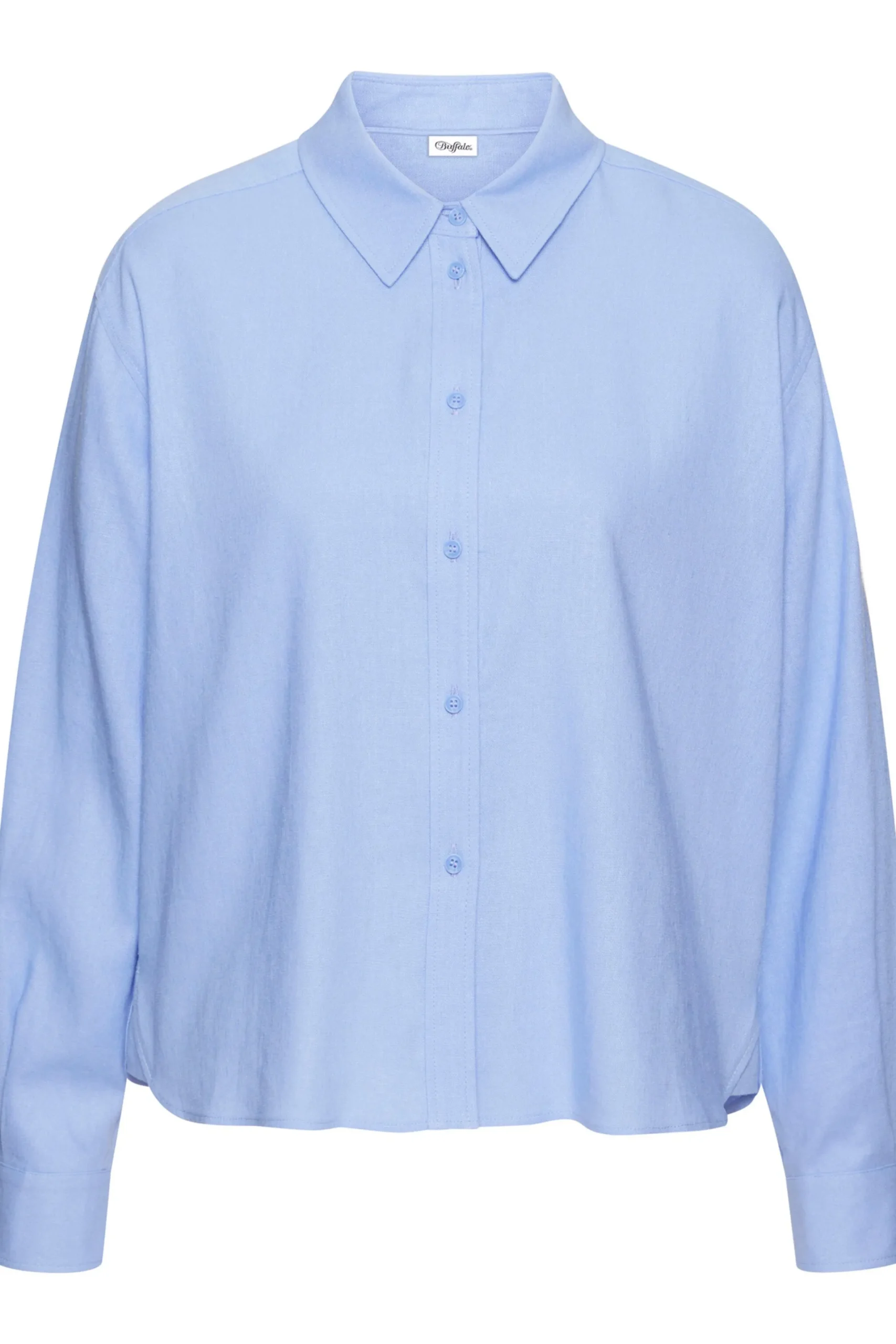 Blusen|Buffalo Hemdbluse blau