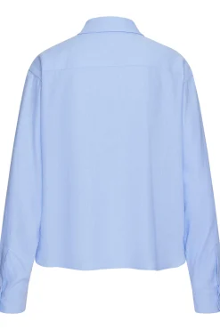 Blusen|Buffalo Hemdbluse blau