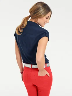 Basics|Blusen|heine Hemdbluse marine