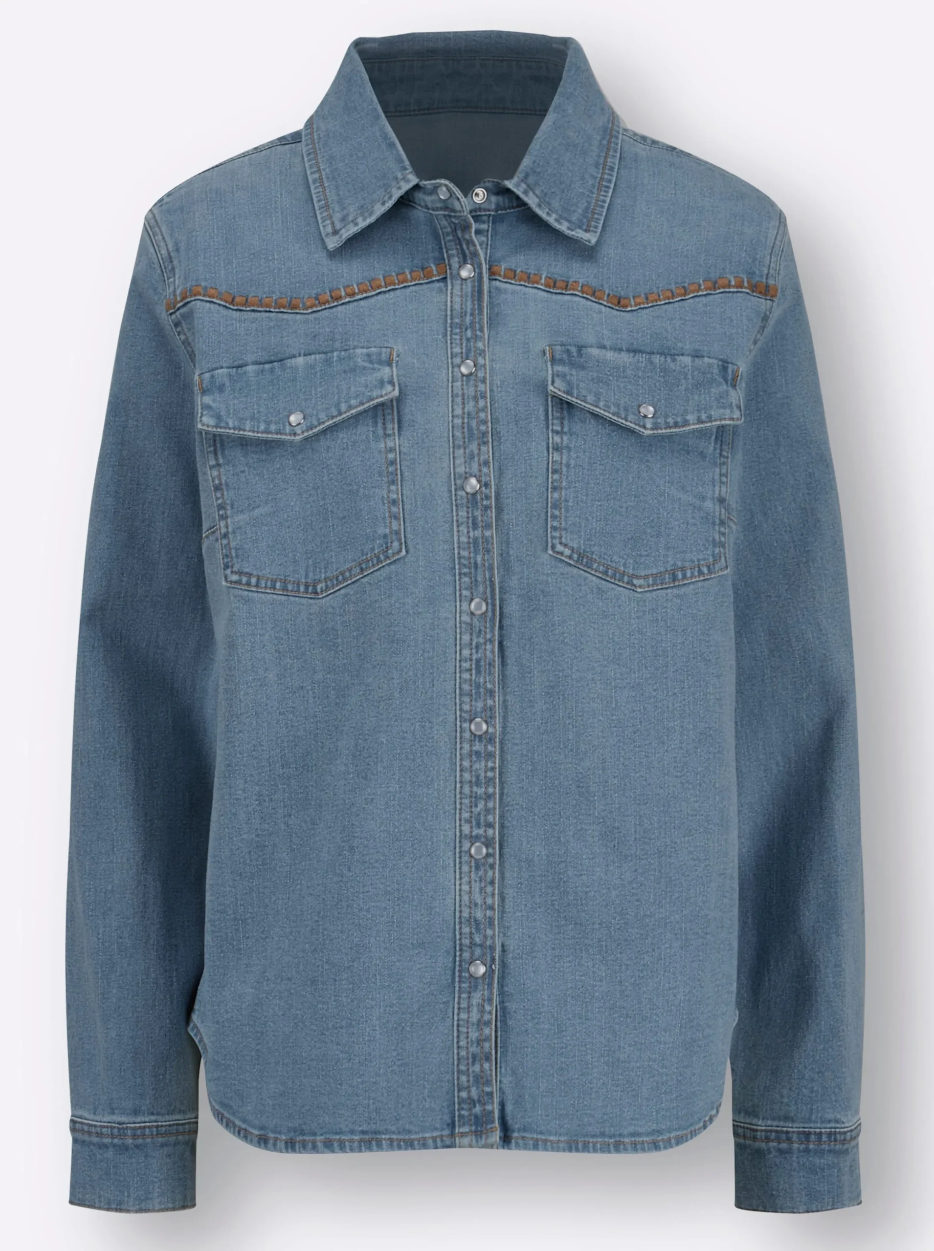 Blusen| Hemdbluse blue-bleached