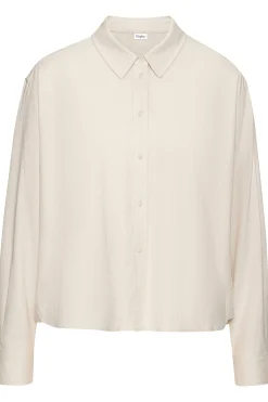 Strandmode|Blusen|Buffalo Hemdbluse sand
